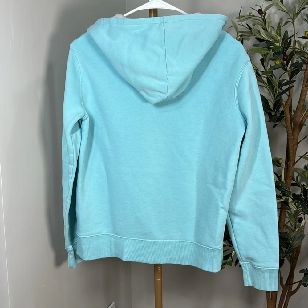 Amazon Essentials hooded zip sweater in teal green girls size XXL (K1)
